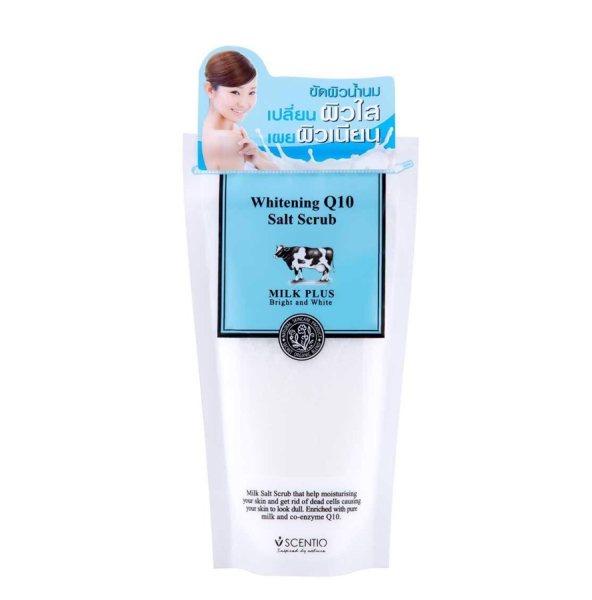 Scentio Milk Plus Whitening Q10 Salt Scrub